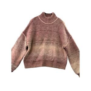 Rachel Zoe Mauve Ombré Chunky Knit Sweater – Size S